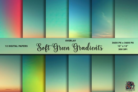 Download Soft Green Overlay Background Paper - Premium Bundle