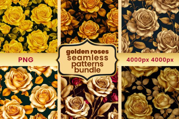 Download Seamless Roses Pattern Design Bundle - Bundle Collection