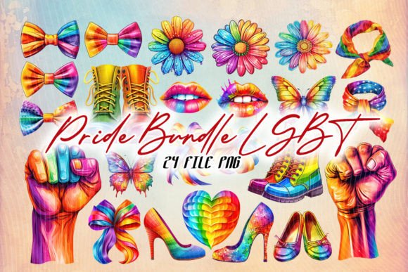 Download LGBT Pride Rainbow Bundle Clipart - Bundle Collection