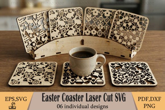 Download Easter Coaster Laser Cut Bundle - Bundle Collection
